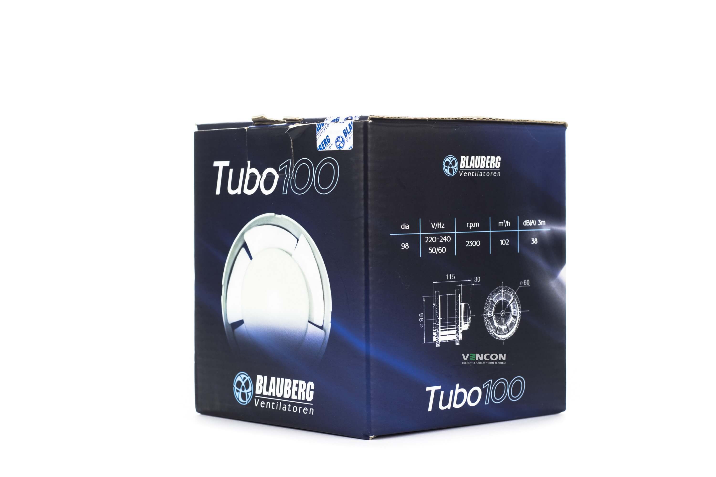 Канальний вентилятор Blauberg Tubo Plus 100 характеристики - фотографія 7