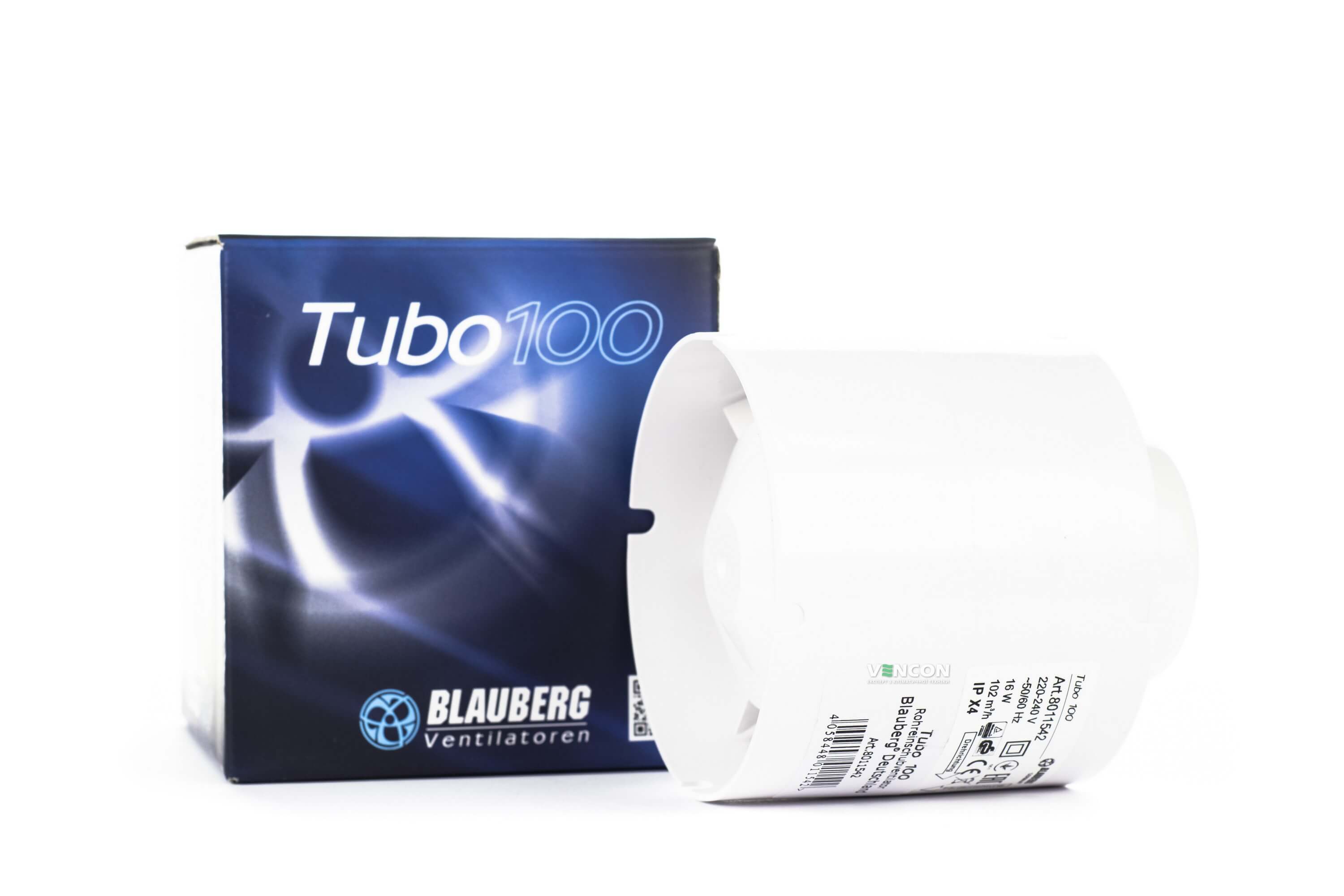 Канальний вентилятор Blauberg Tubo Plus 100 зовнішній вигляд - фото 9