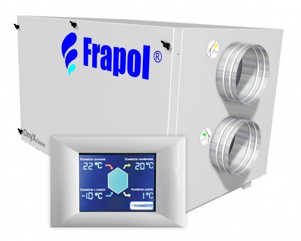 Приточно-вытяжная установка Frapol OnyX Classic II 550 в интернет-магазине, главное фото