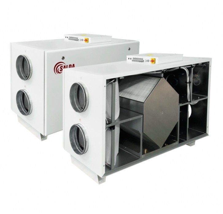 Приточно-вытяжная установка Salda с защитой от обмерзания Salda RIS 2500 HW EKO 3.0