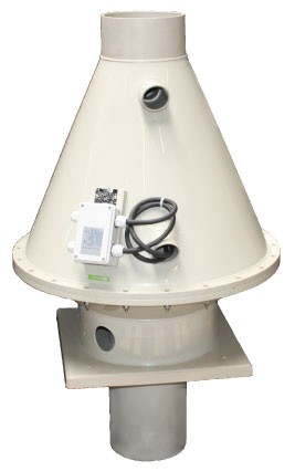 Systemair DVP 200D2-4 roof fan plastic
