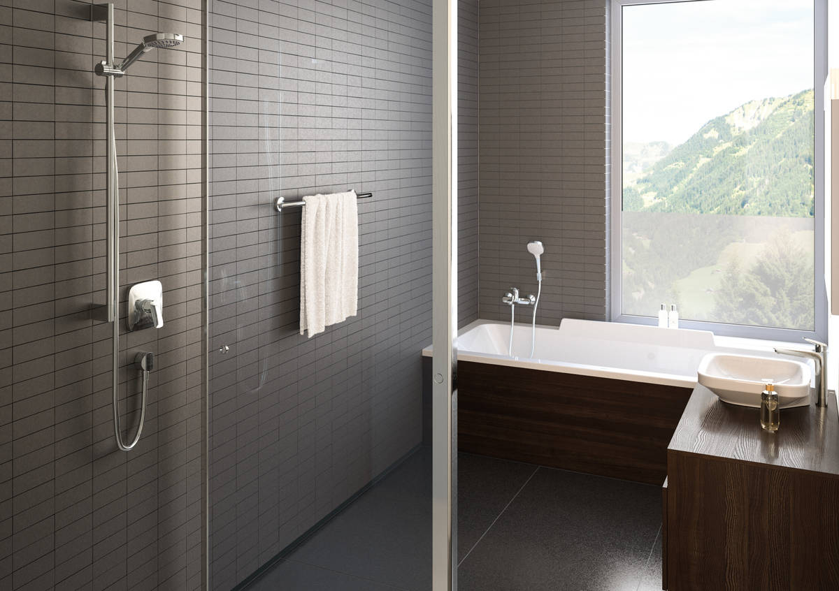 Внешняя часть смесителя Hansgrohe Logis 71605000 цена 6223 грн - фотография 2