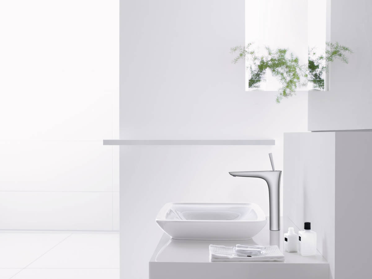 Змішувач для умивальника Hansgrohe PuraVida 15072000 ціна 37088.18 грн - фотографія 2