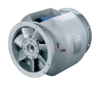 Характеристики промышленный осевой вентилятор 315 мм Systemair AXCBF-EX 315-7/30°-2 (EX-RU)