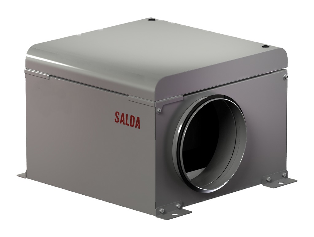 Канальний вентилятор для гаража Salda AKU 200 D