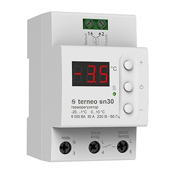 Терморегулятор для систем антизледеніння Terneo SN30