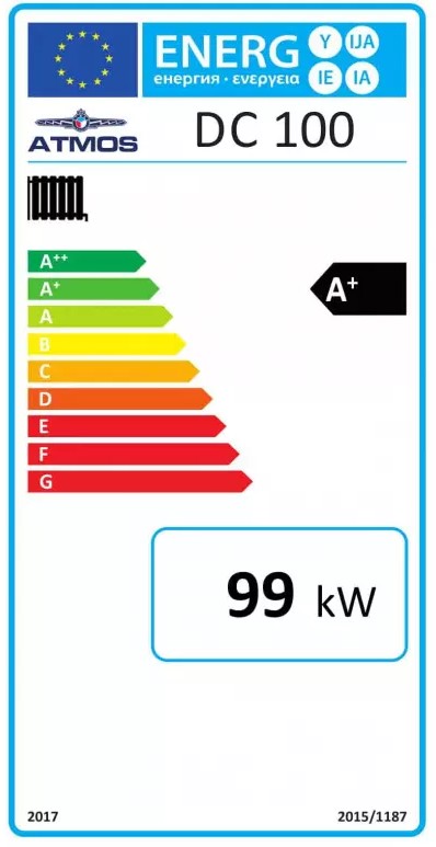 Твердопаливний котел Atmos DC100 характеристики - фотографія 7