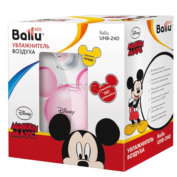 в продажу Зволожувач повітря Ballu UHB-240 Disney Pink - фото 3