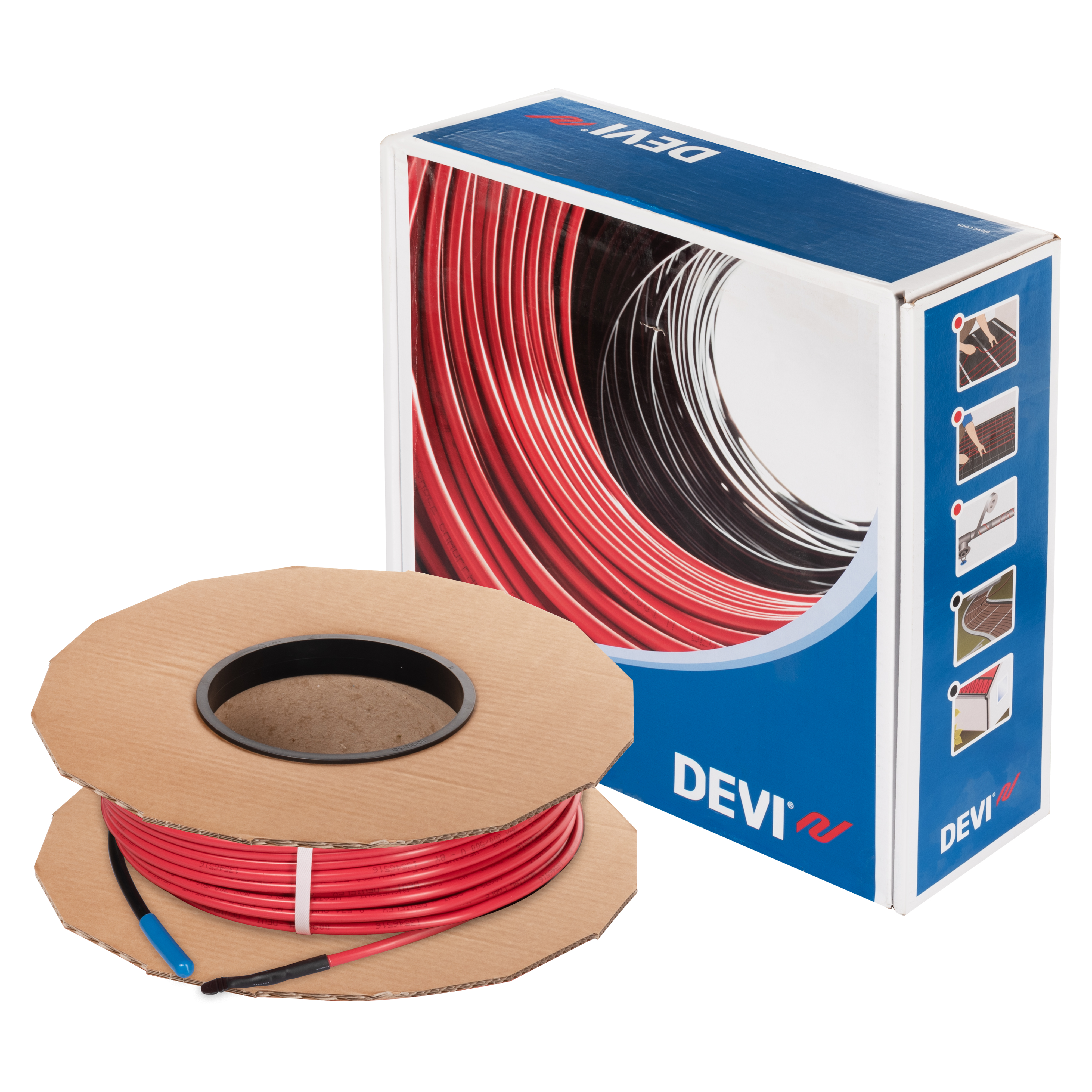 Двужильный нагревательный кабель Devi DEVIFlex 18T 74м (140F1246)