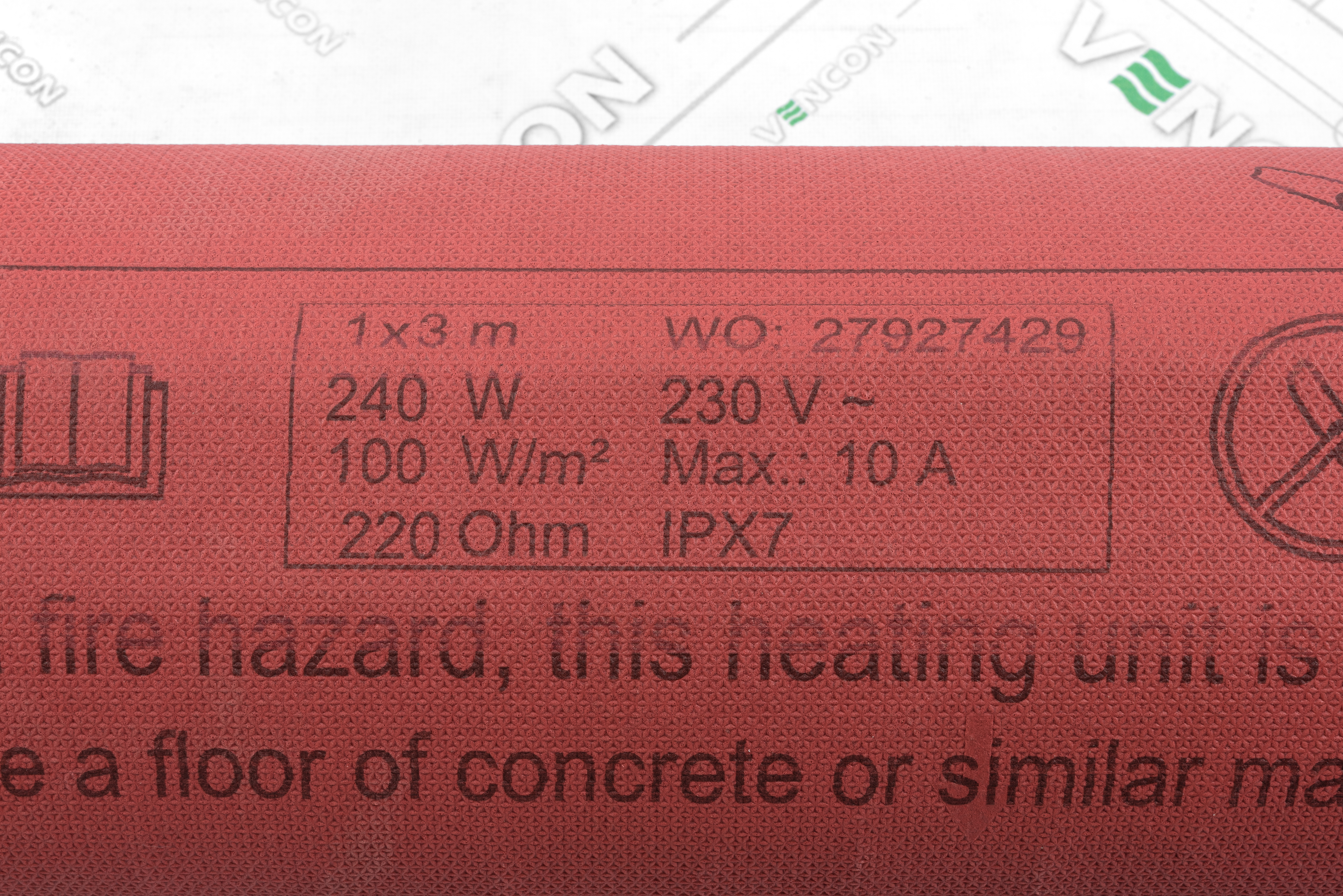 Електрична тепла підлога Devi DEVIDry 100 3м2 (89300024) інструкція - зображення 6