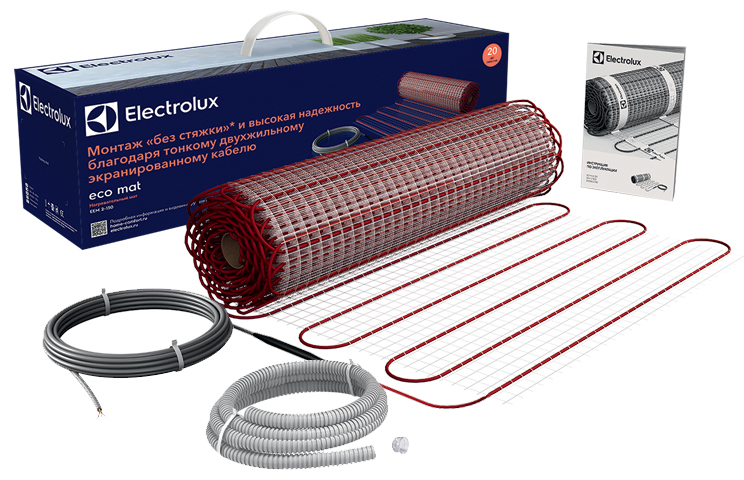 Нагрівальний мат Electrolux для теплої підлоги Electrolux Eco Mat EEM 2-150-1