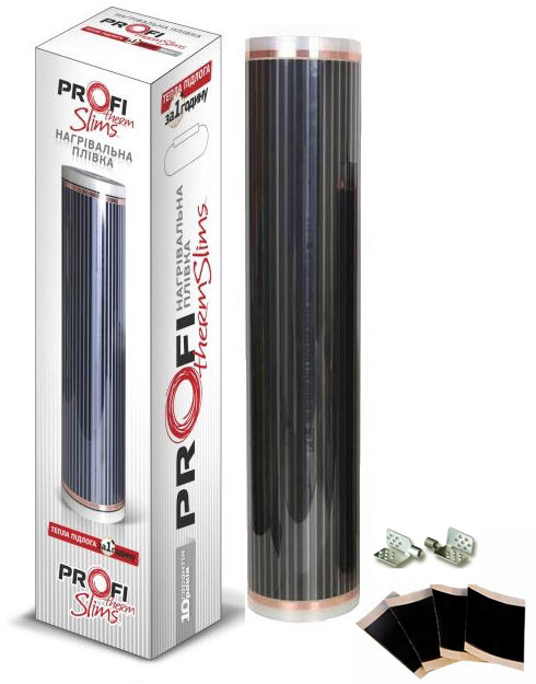 Нагрівальна плівка Profi Therm для теплої підлоги Profi Therm Slims KR50-220, 2200 Вт, 10 м.кв