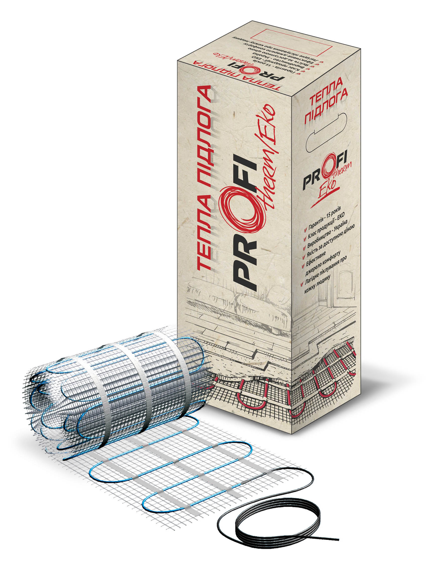 Profi Therm Eko mat 150 Вт 1,0 м2
