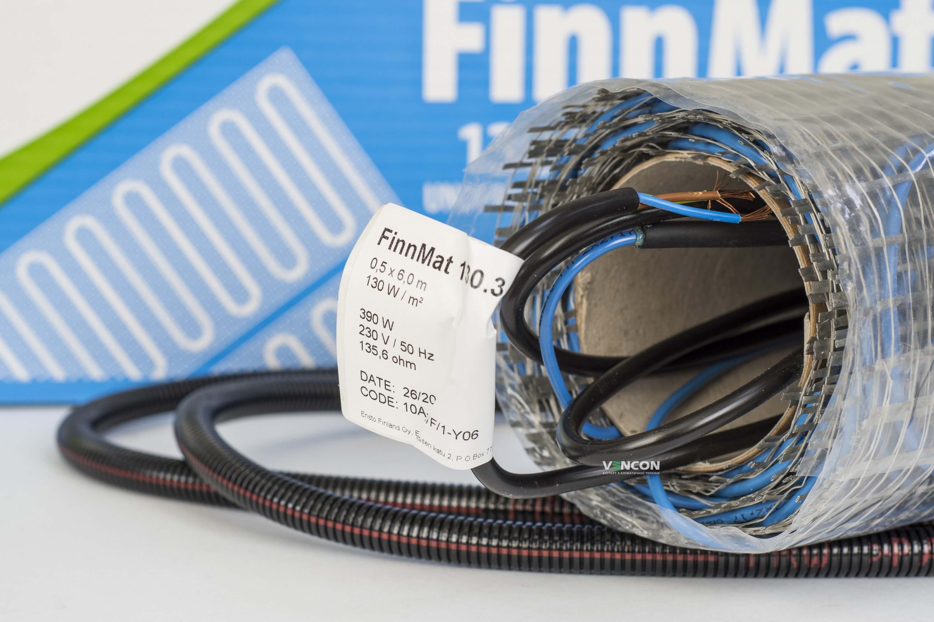 в продажу Електрична тепла підлога Ensto FinnMat EFHFM130.3 - фото 3