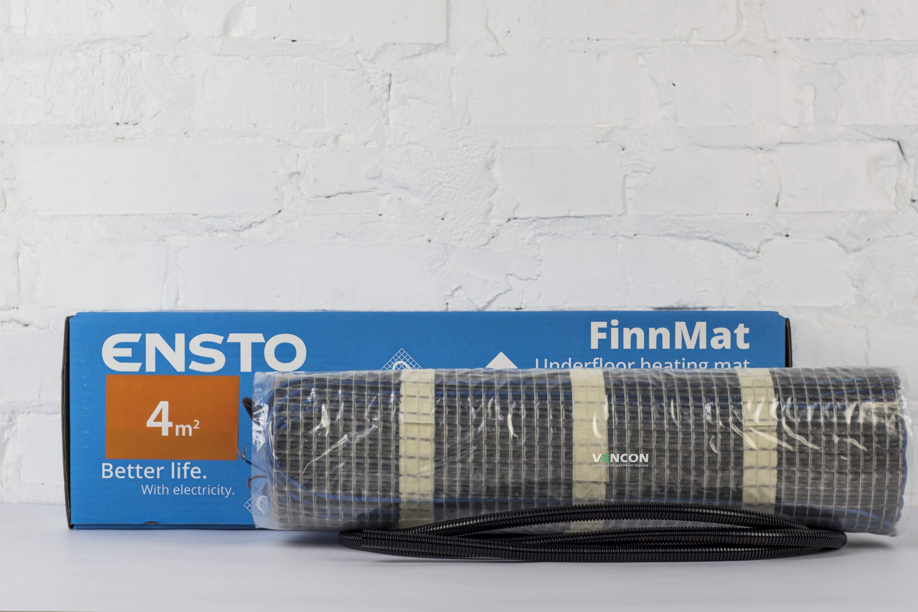 Електрична тепла підлога Ensto FinnMat EFHFM130.4 ціна 12876.41 грн - фотографія 2