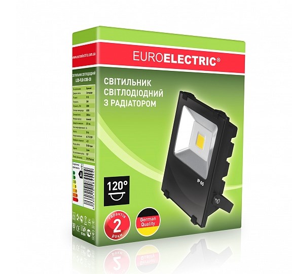 Прожектор Eurolamp LED COB 30W 6500K 3300Лм ціна 0.00 грн - фотографія 2