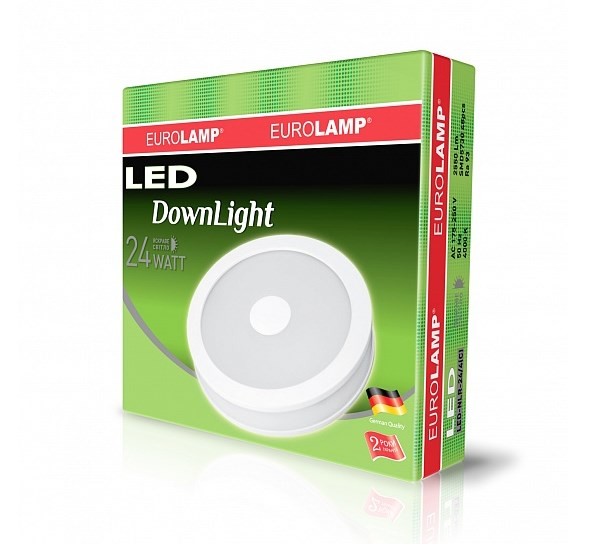 Светильник Eurolamp Downlight 24W 24W 4000K в интернет-магазине, главное фото
