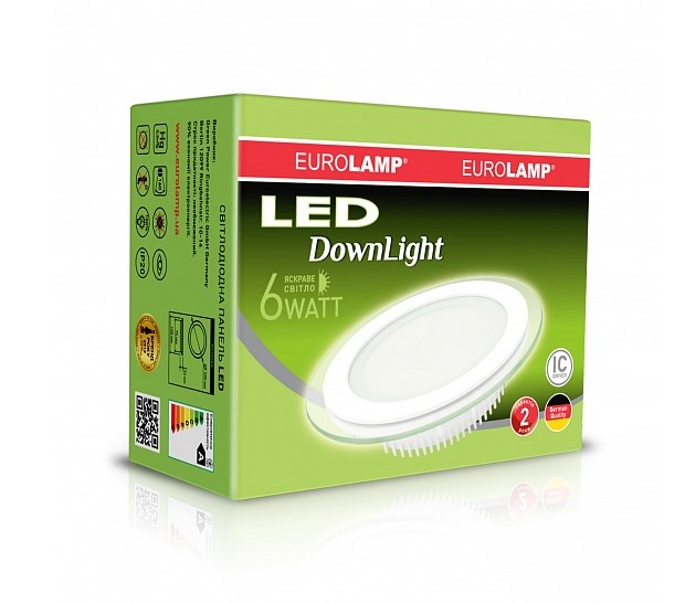 в продажу Светильник Eurolamp LED Downlight 6W 4000K - фото 3