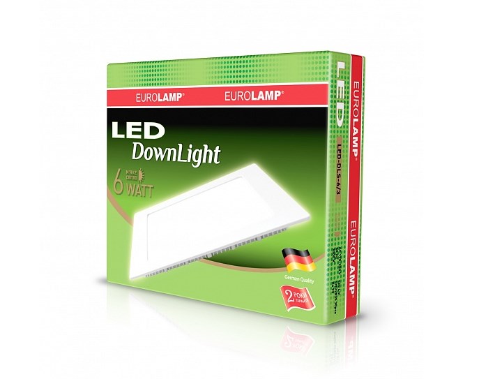 в продаже Светильник Eurolamp LED Panel 6W 3000K 220V - фото 3