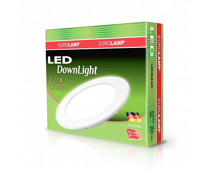 Светильник Eurolamp LED Panel 6W 3000K 220V ціна 0.00 грн - фотографія 2