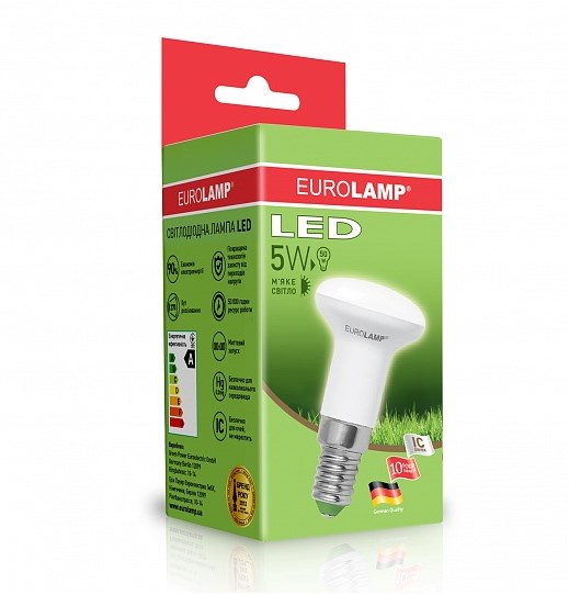 Лампа Eurolamp Led Еко серія D R39 5W E14 3000K (Led-R39-05142(D)) ціна 0.00 грн - фотографія 2