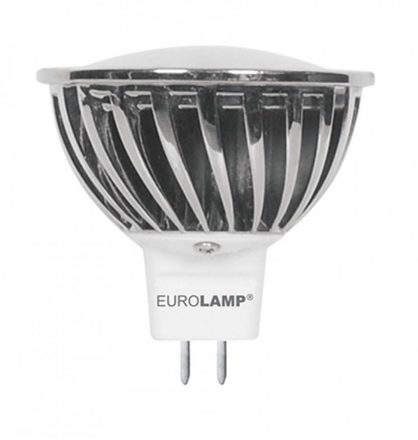Светодиодная лампа Eurolamp с цоколем GU5.3 Eurolamp Led Еко серия D SMD MR16 7W GU5.3 3000K