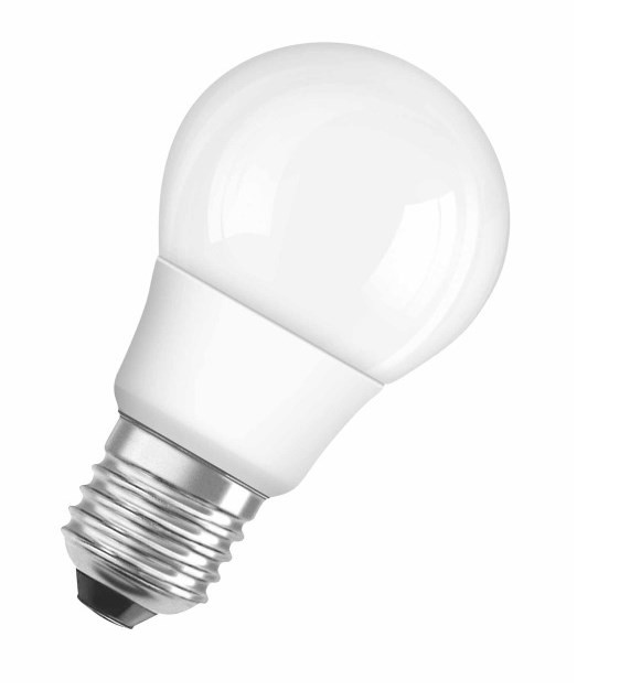 Светодиодная лампа Osram мощностью 5 Вт Osram Led Paratom CL A40 6W/840 220-240V FR E27