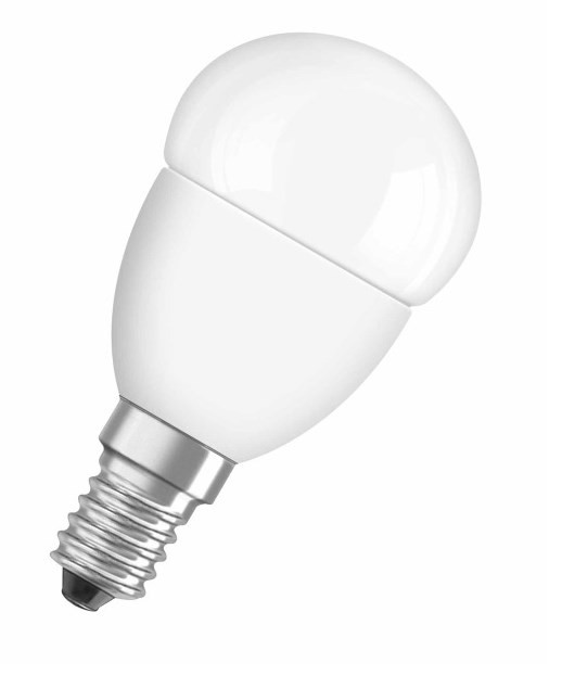 Светодиодная лампа Osram форма шар Osram Parathom CL P 40 6W/827 220-240V FR E14