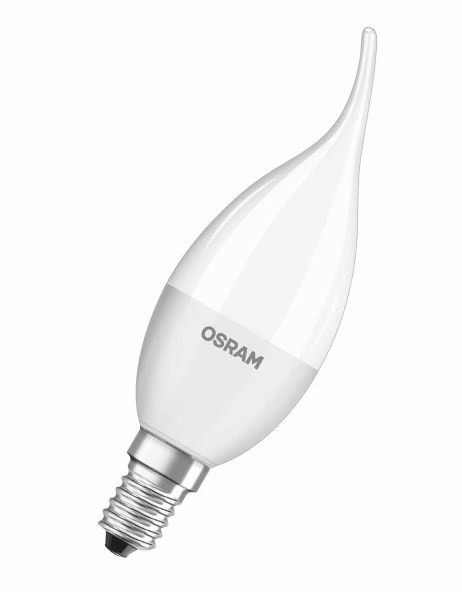 Светодиодная лампа Osram форма свеча Osram Superstar CL BA40 E14 матовая
