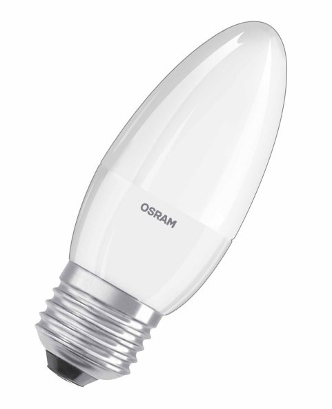 Светодиодная лампа Osram форма свеча Osram Superstar CLB 40 5.7W E27 матовая