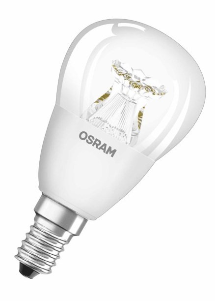 Світлодіодна лампа OSRAM  форма сфера Osram Superstar P40 E14 дімміруемая прозора колба