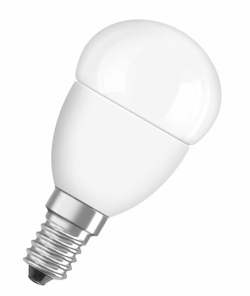 Светодиодная лампа Osram форма шар Osram S CL P25 4W/840 220-240V FR E14