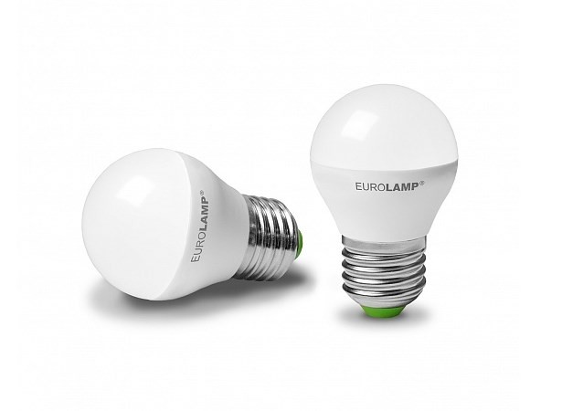 Світлодіодна лампа Eurolamp потужністю 5 Вт Eurolamp Led Еко G45 5W E27 4000K (MLP-Led-G45-05274(E))