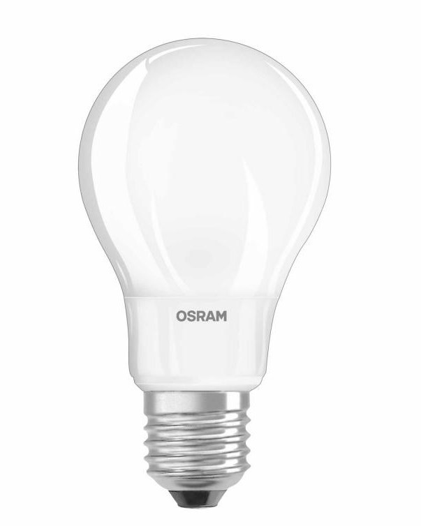 Світлодіодна лампа OSRAM  форма груша Osram RF CLA40 6W/827 220-240V FR E27