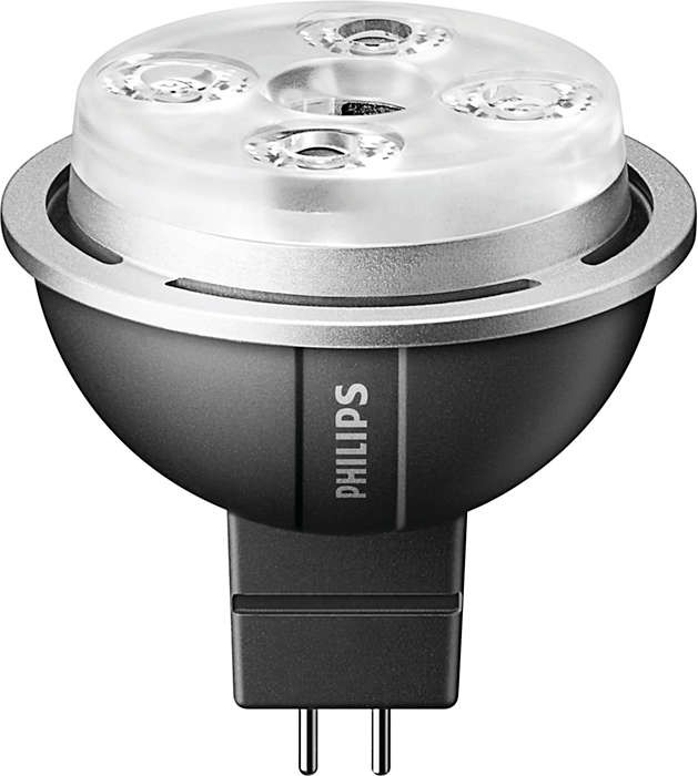 Светодиодная лампа мощностью 10 Вт Philips Mas LedSpotLV D 10-50W WH MR16 36D