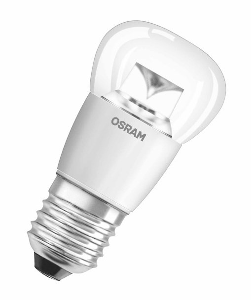 Светодиодная лампа Osram форма шар Osram Star P25 E27 прозрачная колба