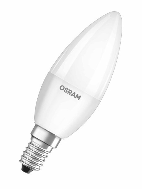 Светодиодная лампа Osram с цоколем E14 Osram 2x1 Star CLB40 6W/827 220-240V FR E14