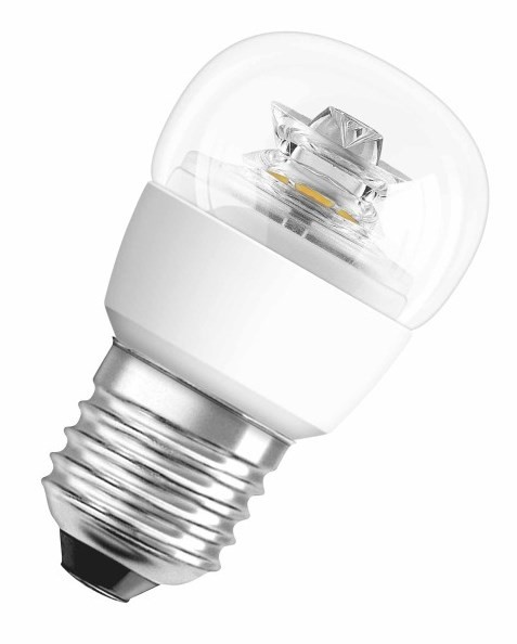 Лампа Osram Superstar P25 E27 дімміруемая прозора колба