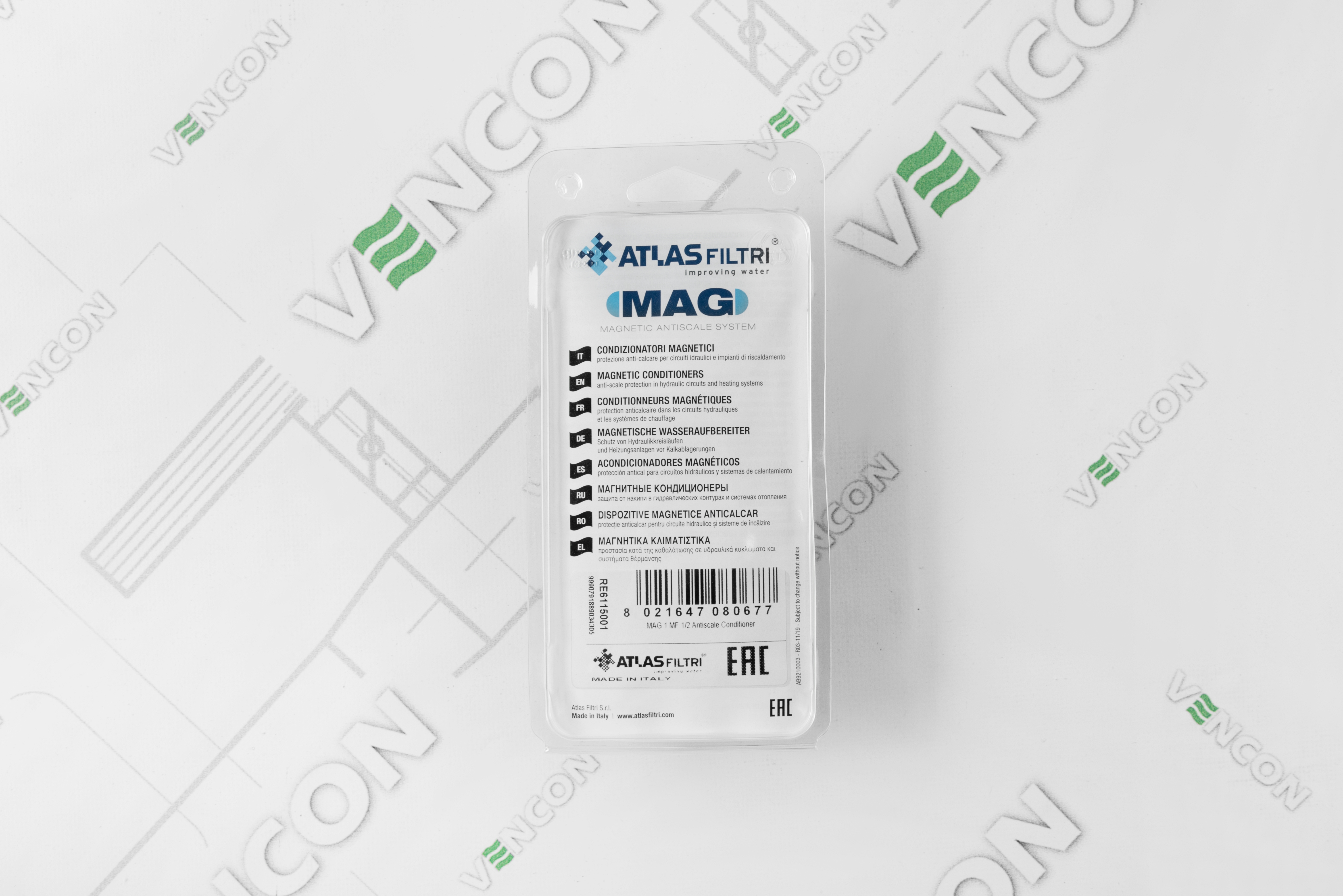в продажу Магнітний фільтр Atlas Filtri MAG 1 MF 1/2” (RE6115001) - фото 3