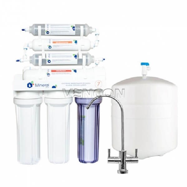 Характеристики фильтр для воды Mineral Plus Active 7