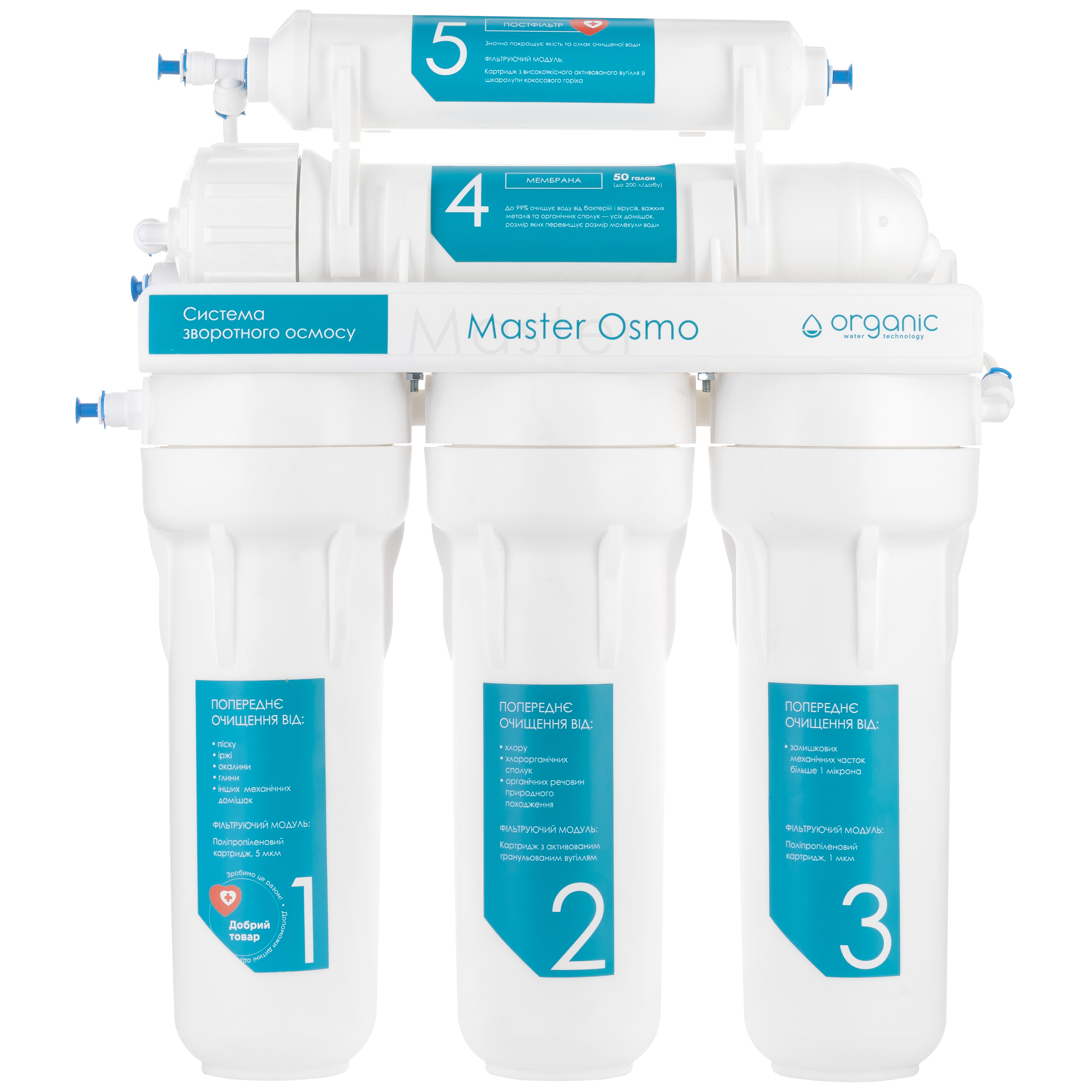 Мембранный фильтр для воды Organic Master Osmo 5