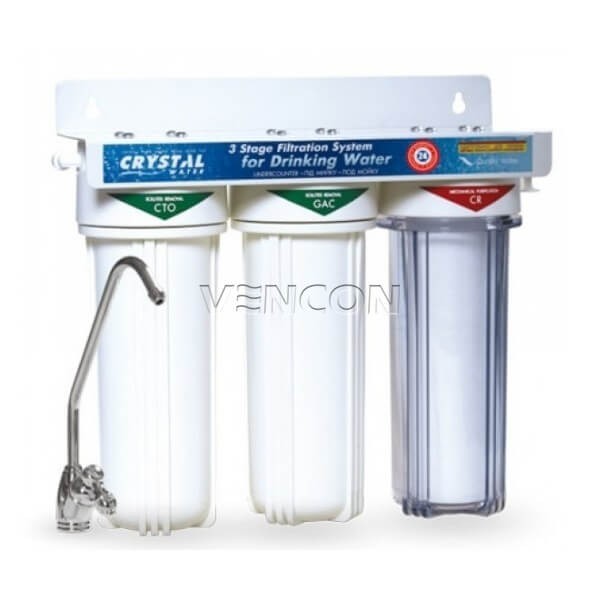 Трехступенчатый фильтр для воды Crystal UWF-XG 3
