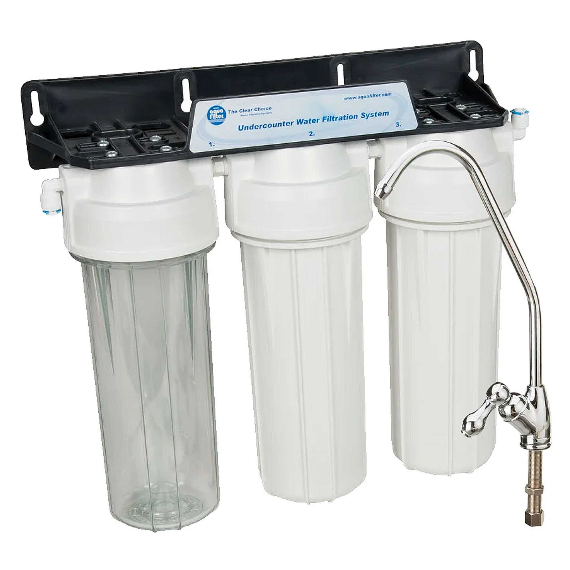 Фільтр для води Aquafilter FP3 - 2 3-ступ. Фільтр під мийку, з 10'' картриджами
