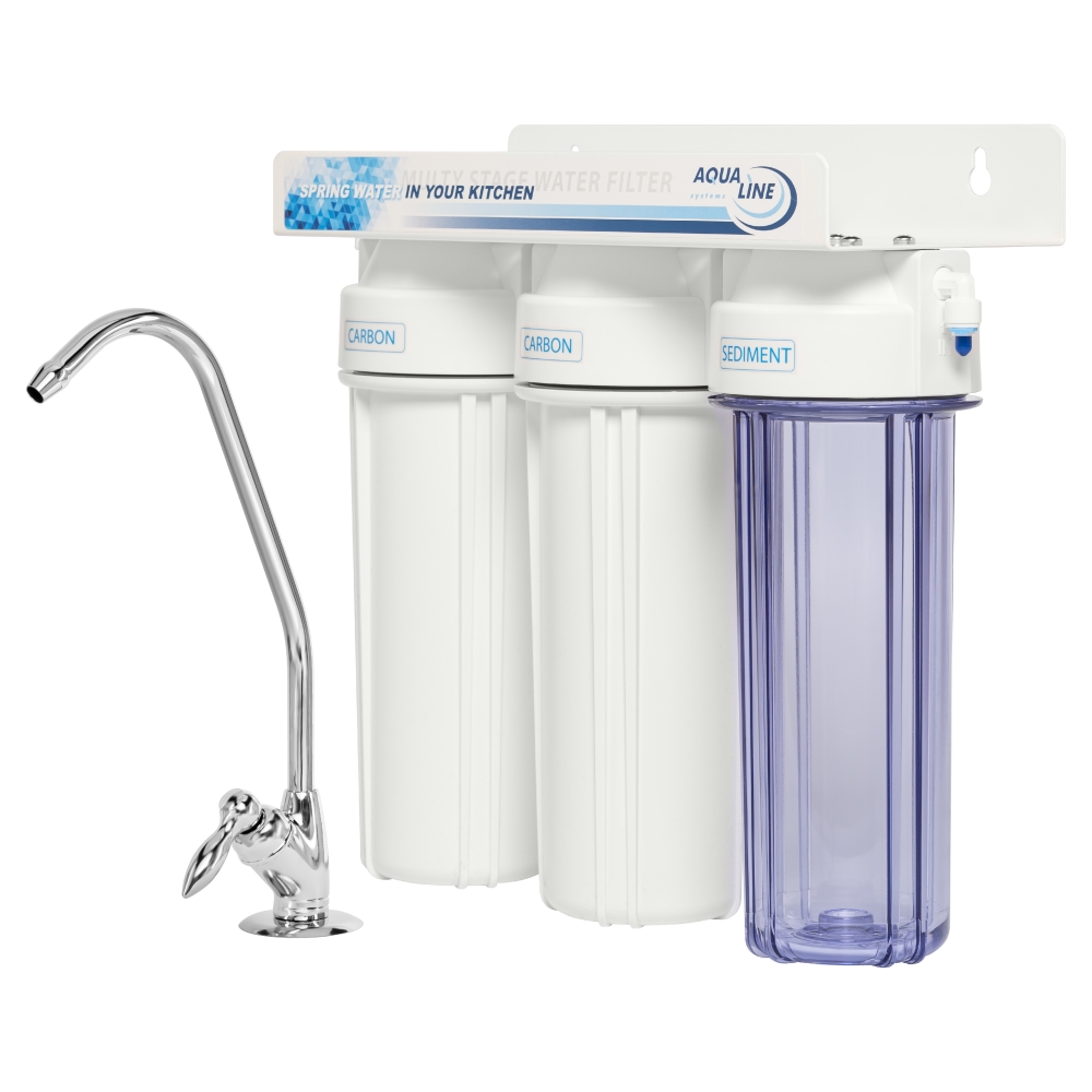 ᐉ Фильтр для воды Aqualine MF3 (3 ступени) купить по цене 3 099 грн. в ...