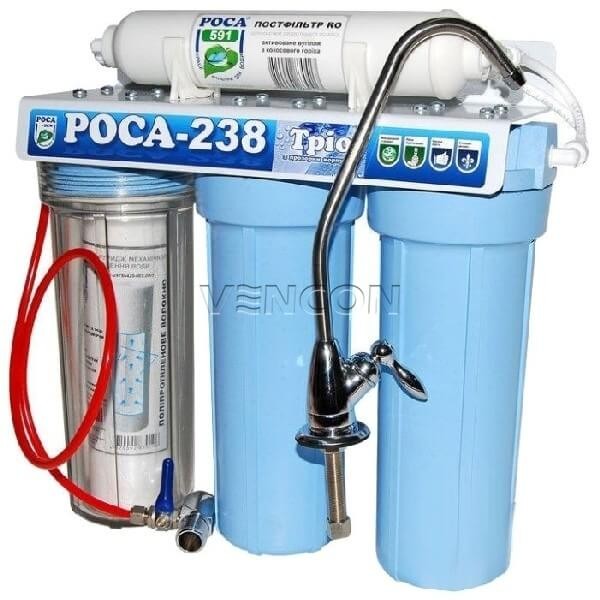 Відгуки фільтр для води Роса Тріо 238 UF