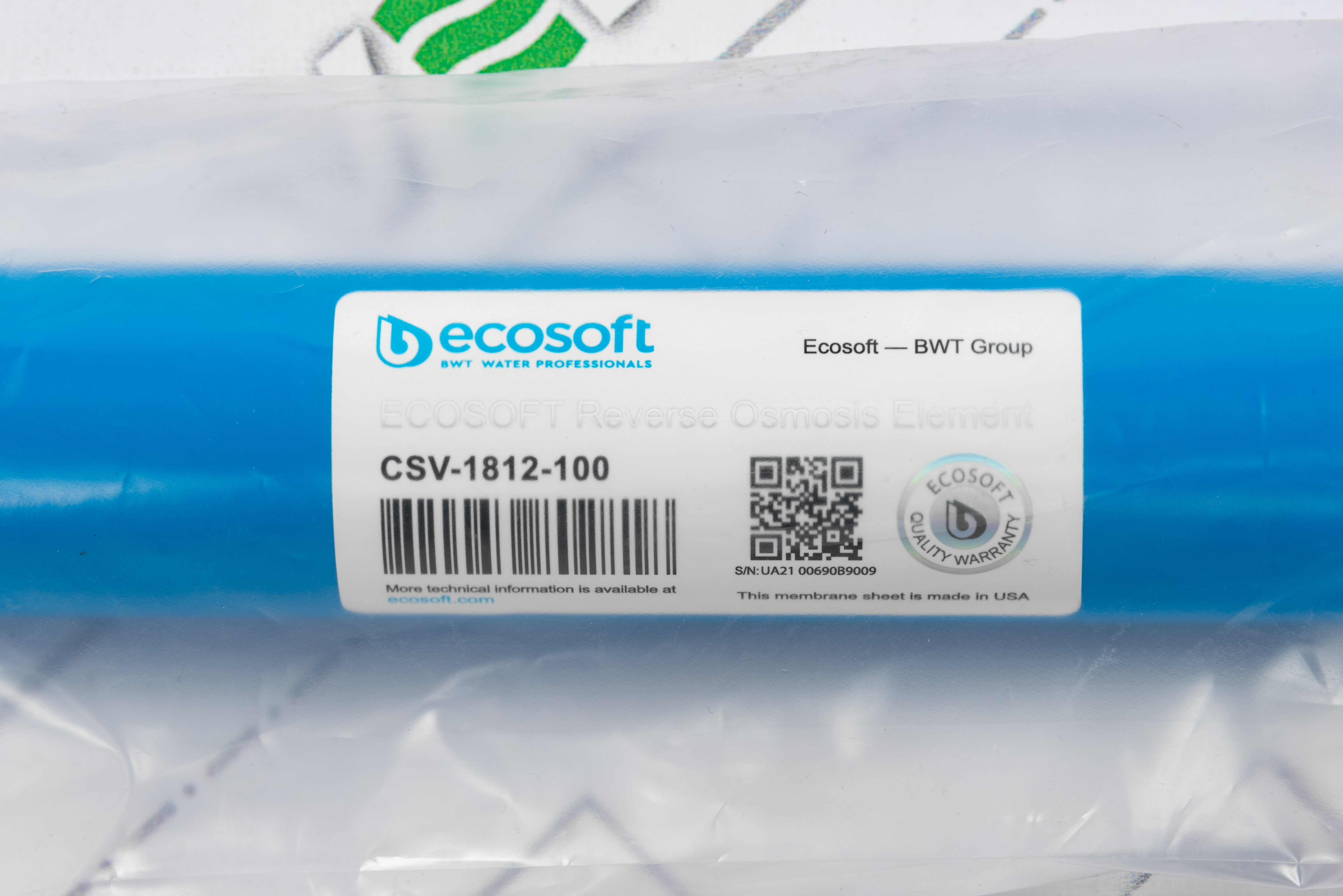 в продаже Мембрана Ecosoft 100 GPD CSV1812100ECO - фото 3