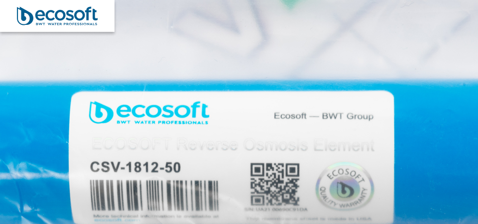 Ecosoft 50 GPD CSV181250ECO - чиста вода у вас вдома