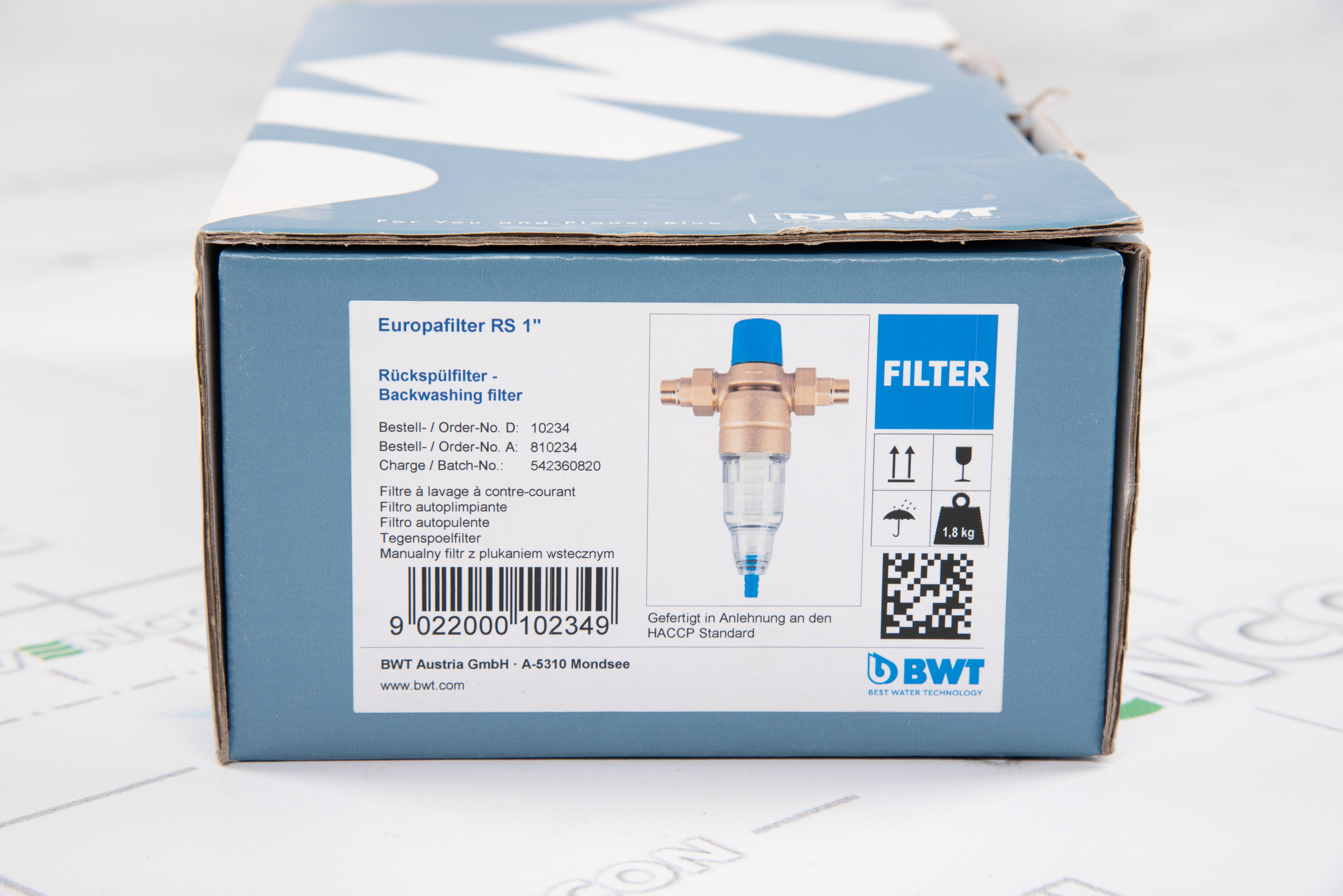 Фильтр BWT Europafilter RS (RF) 1" внешний вид - фото 9