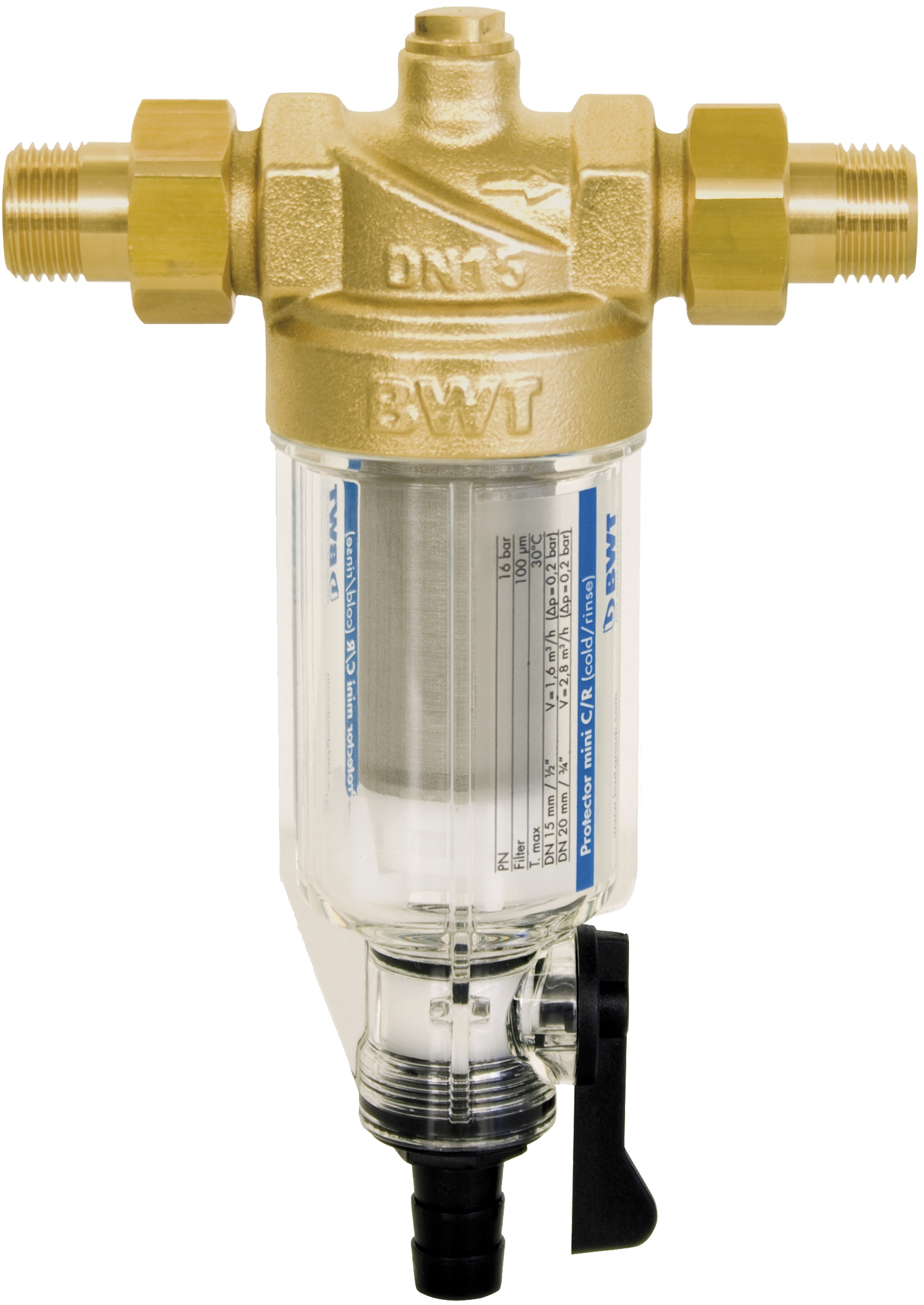 Фильтр для воды с ручной промывкой BWT Protector Mini 1" CR