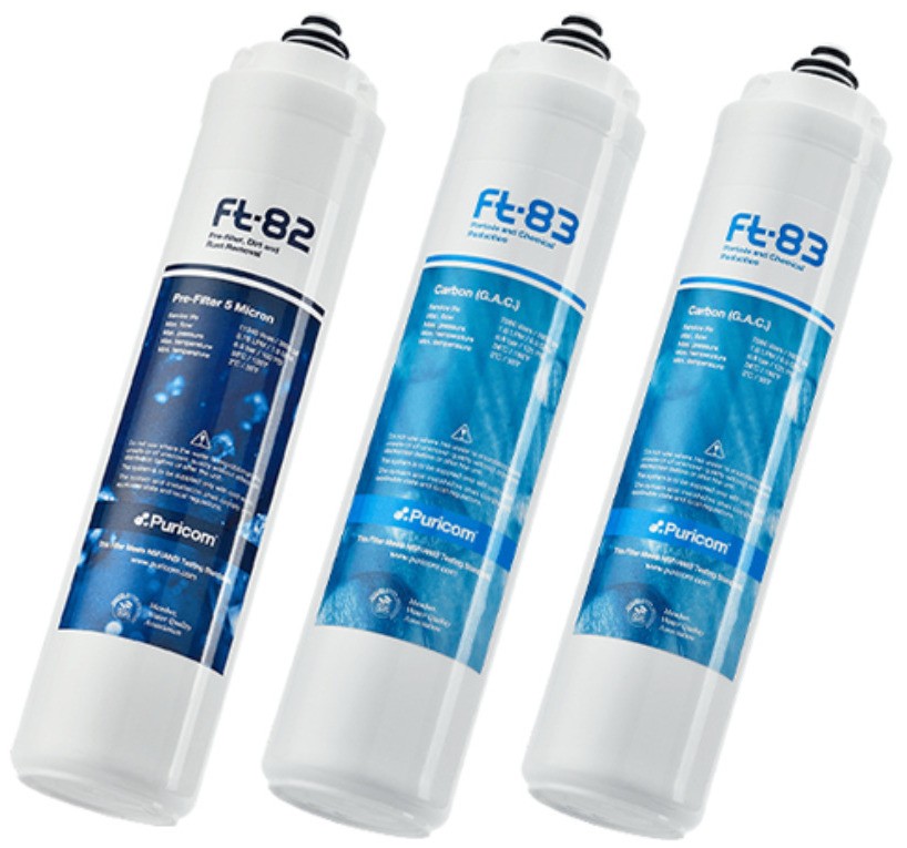 Комплект картриджей Puricom Ft 82-83 (Механика)